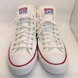 Converse Chuck Taylor All Star High Top Sneakers White Red Blue Women's 11